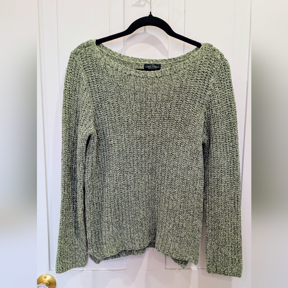 Ralph Lauren Green 100% Cotton Sweater | XL